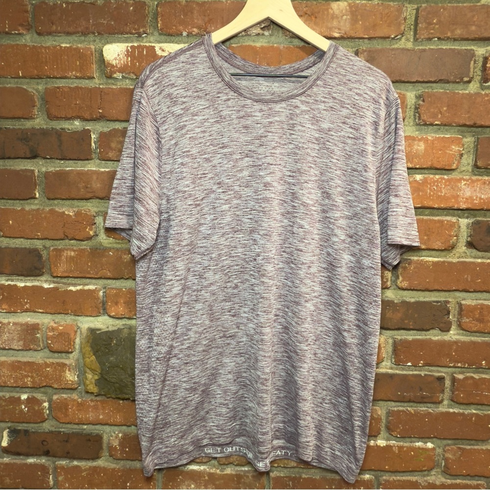 Lululemon Athletica men's metal vent tech short sleeve shirt size XL wine purple